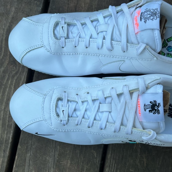 NIKE CORTEZ FLYLEATHER QS x STEVE HARRINGTON 'Earth Day' Sz 15 [CI5548 100] - Picture 3 of 13